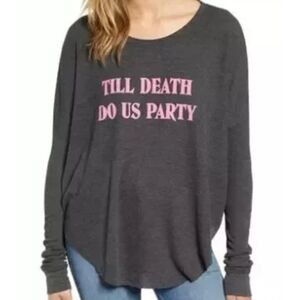 Wildfox Till Death Do Us Party Thermal Tee